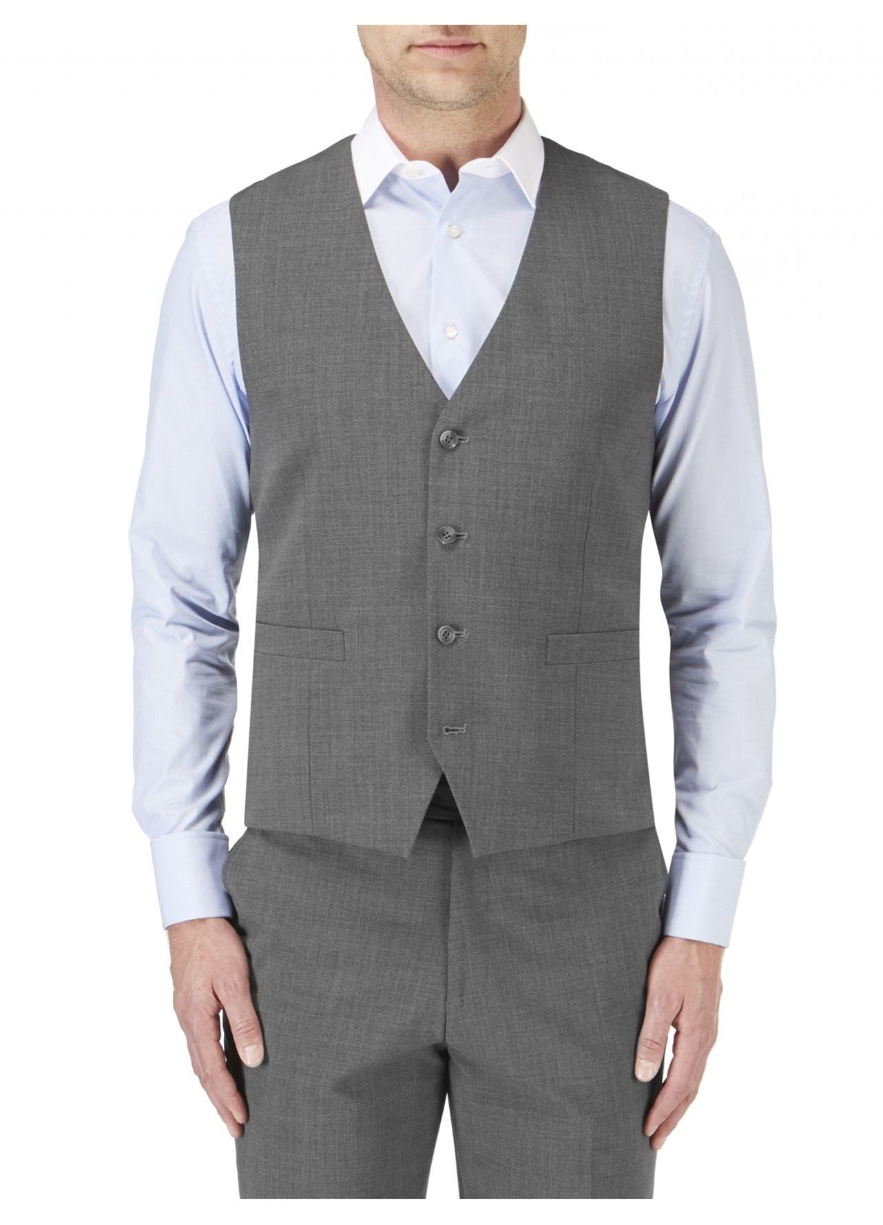 SKOPES Wool Rich Darwin Grey Waist Coat in Size 36 to 62