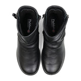 Padders Ladies Dual Fit Comfort 2E/3E BEAU - Black Leather