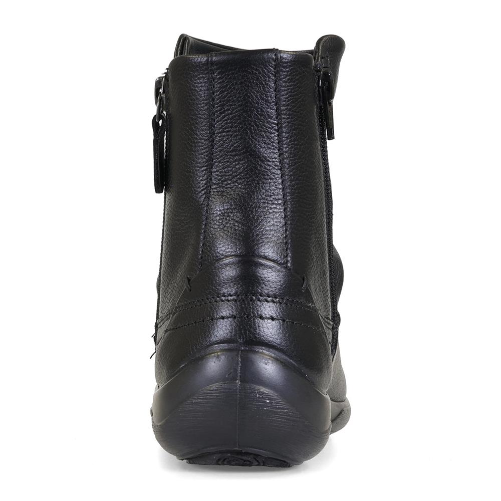 Padders Ladies Dual Fit Comfort 2E/3E BEAU - Black Leather