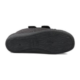 Padders+ Mens Slippers Dual Fit K/L BRIAN - CHARCOAL FLECK