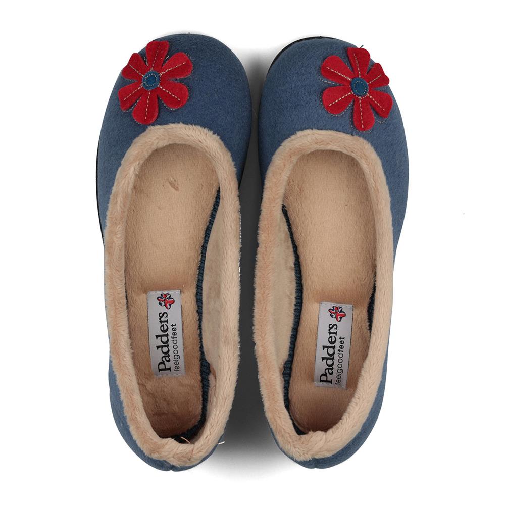 Padders Ladies Slippers HAPPY - Pale Blue