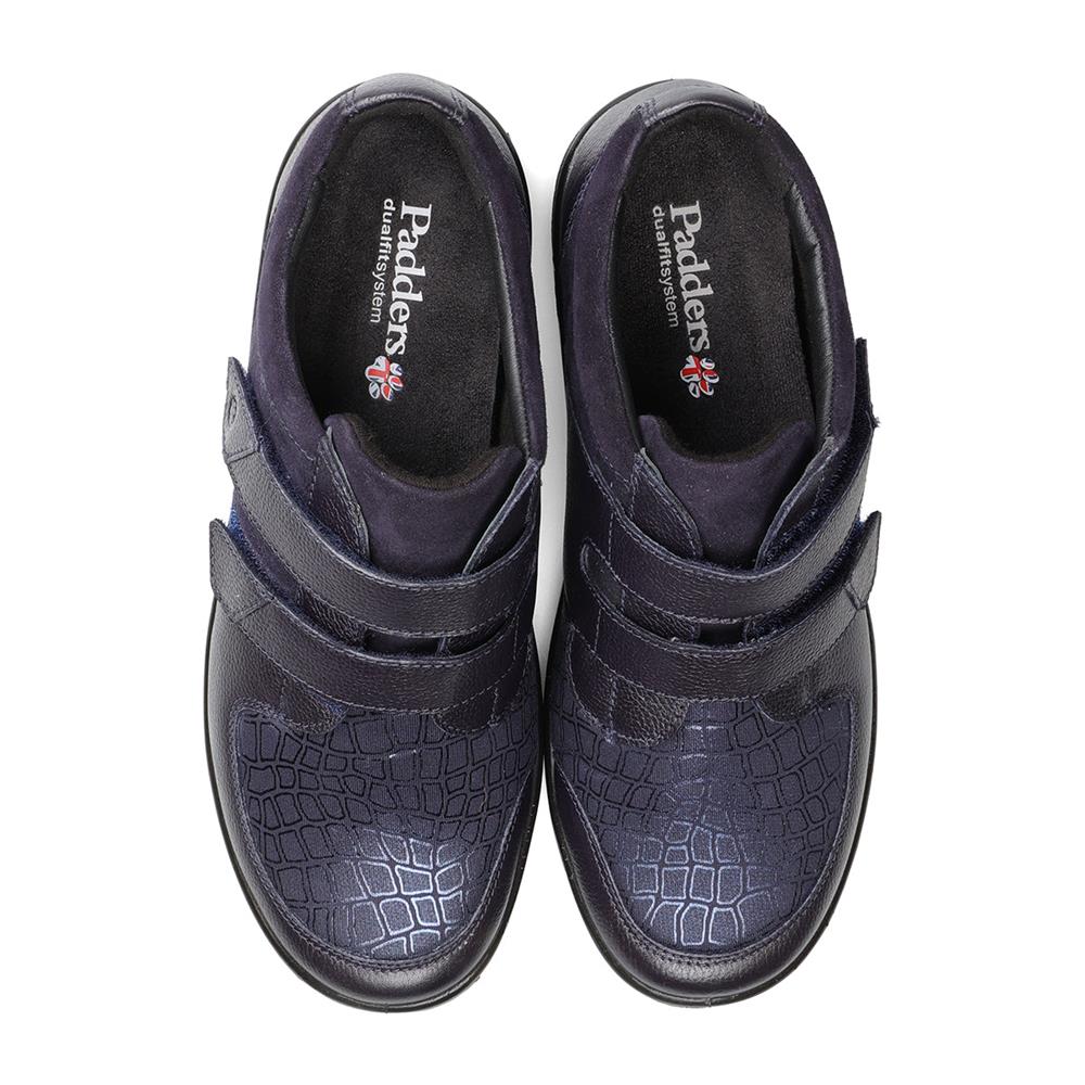 Padders Ladies Dual Fit Comfort 2E/3E LILY - Navy Combi