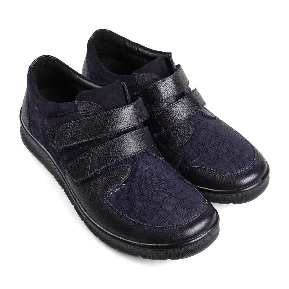 Padders Ladies Dual Fit Comfort 2E/3E LILY - Navy Combi