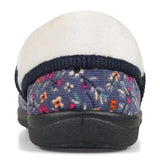 Padders Ladies Slippers 2E Fit DM Construction MELLOW - Denim Floral Cord