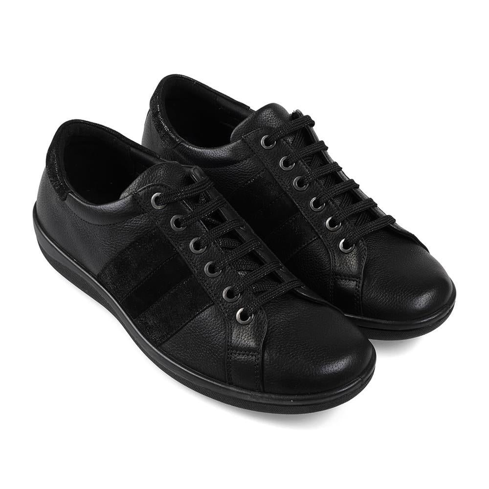 Padders Ladies Comfort E Fit METEOR - Black Combi