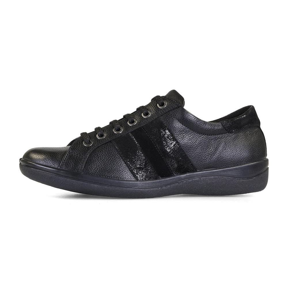 Padders Ladies Comfort E Fit METEOR - Black Combi