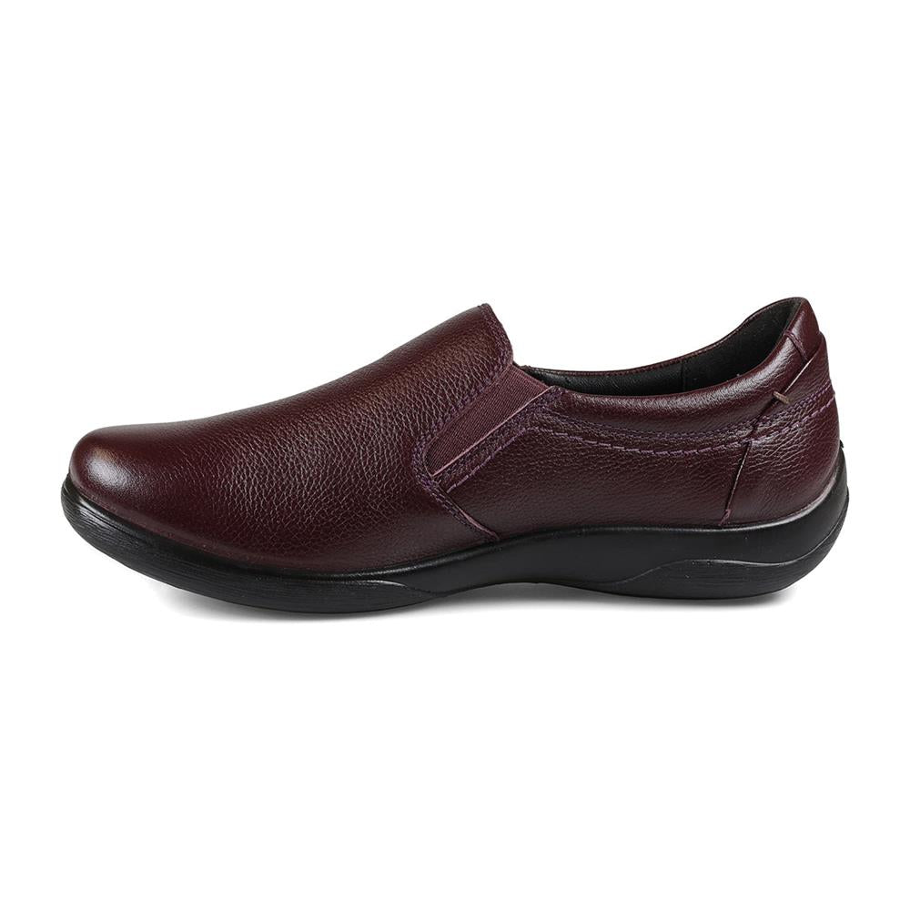 Padders Ladies Dual Fit Comfort 2E/3E NICO - Plum Leather