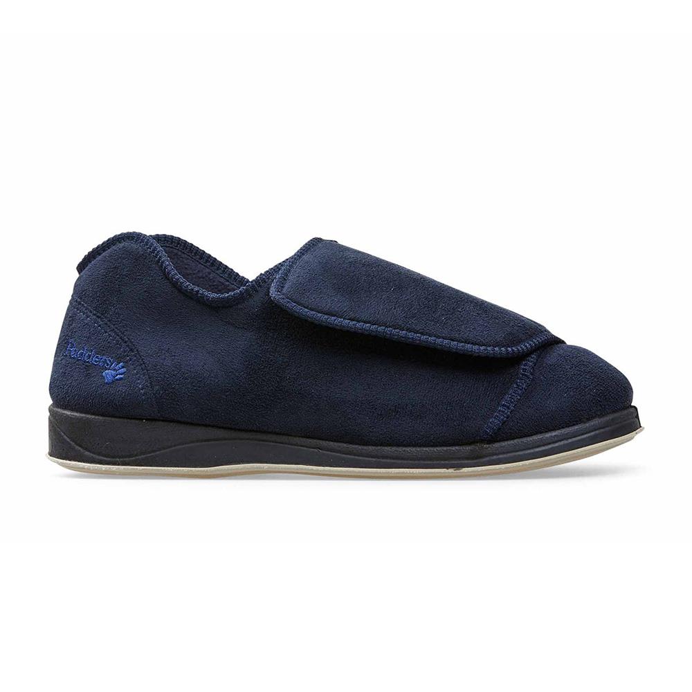 Padders+ Mens Slippers Dual Fit H/K PETER - Navy