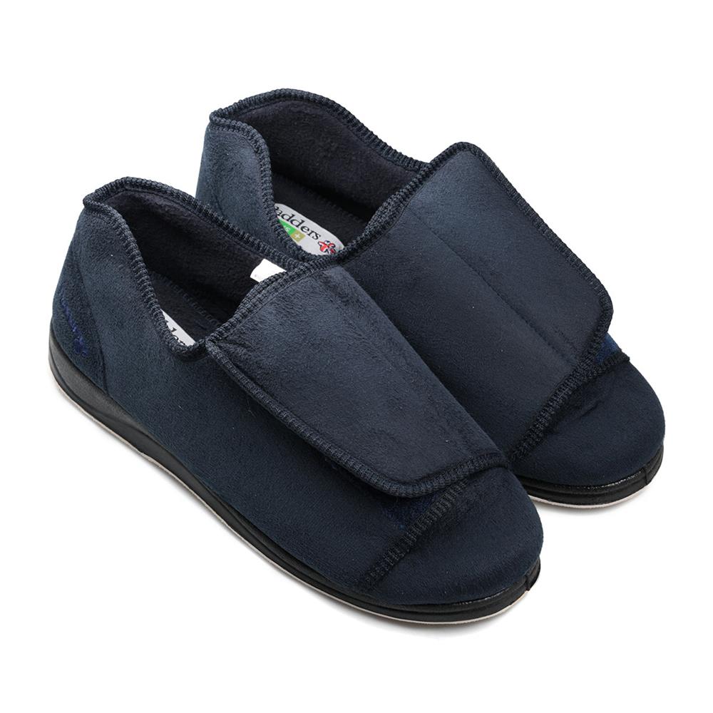 Padders+ Mens Slippers Dual Fit H/K PETER - Navy