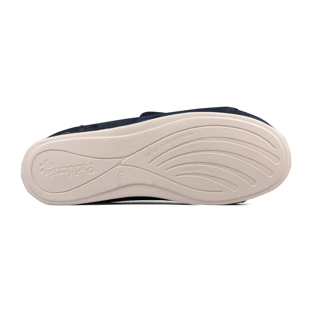 Padders+ Mens Slippers Dual Fit H/K PETER - Navy