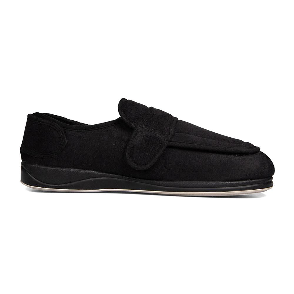Padders+ Mens Slippers G Fit Vulcanised WRAP - Black