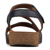 Padders Ladies Comfort Sandals 2E Fit MARINA - Navy Leather