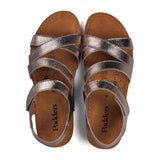 Padders Ladies Comfort Sandals 2E Fit MARINA - Metallic