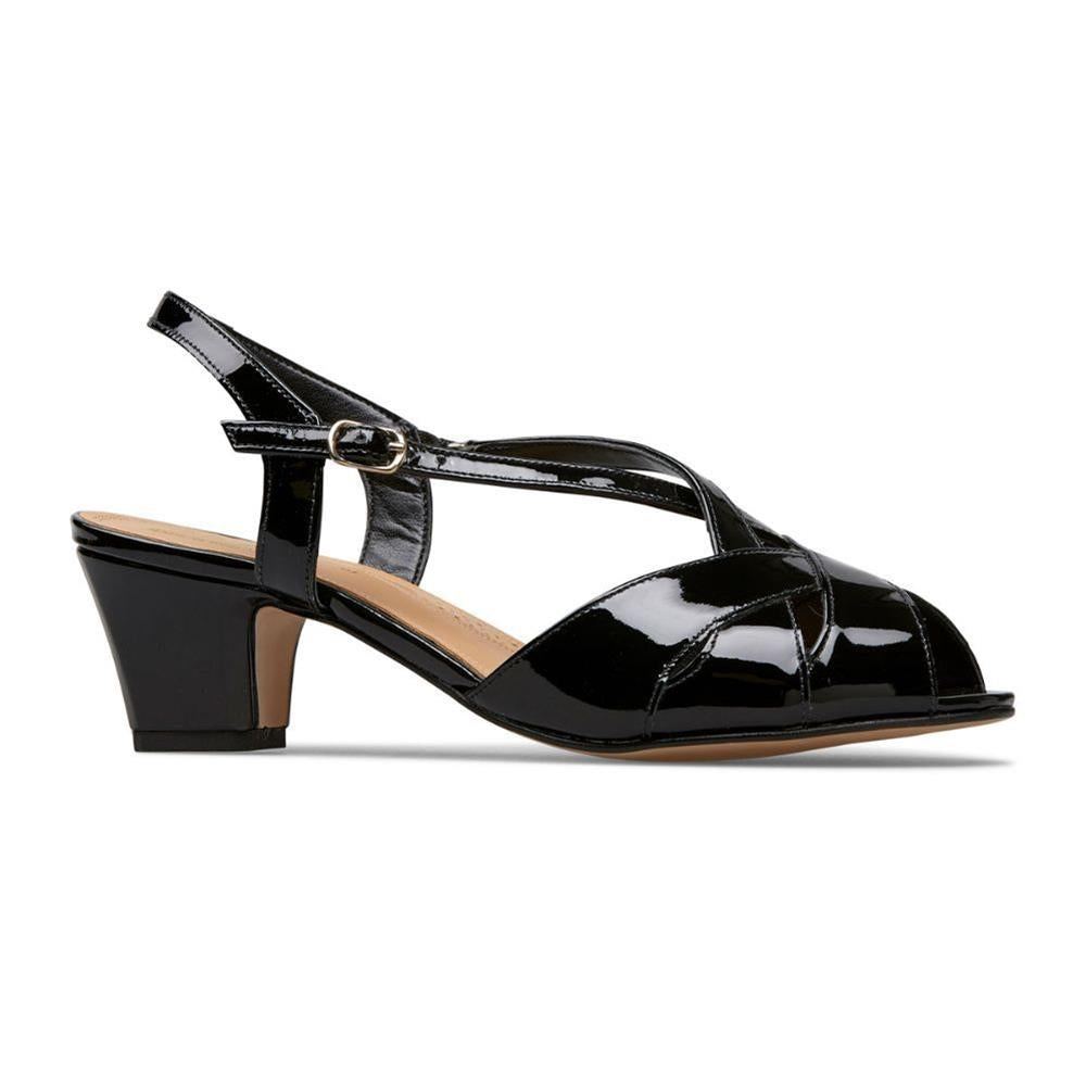 Essential Comfort Courts LIBBY II - Black Patent