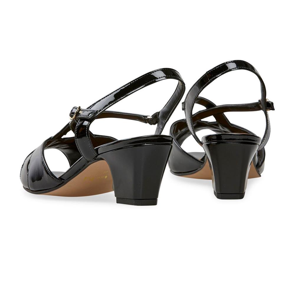 Essential Comfort Courts LIBBY II - Black Patent