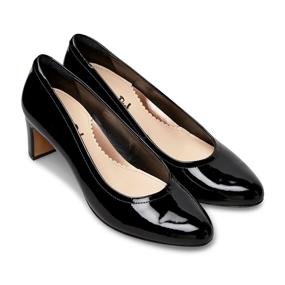 Lux Comfort Courts LORNE - Black Patent