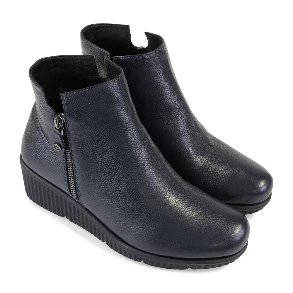 Essential Comfort Boots E Fit CLARICE - Navy Leather