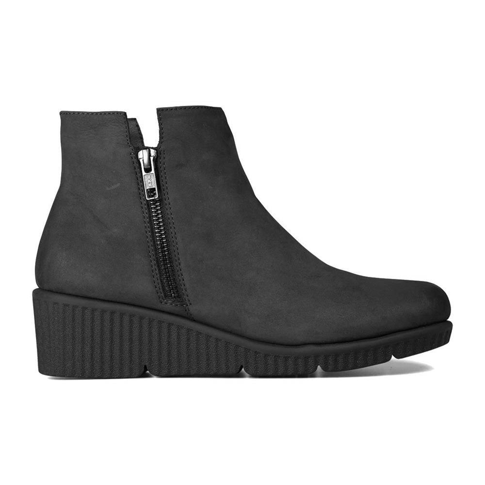 Essential Comfort Boots E Fit CLARICE - Black Nubuck