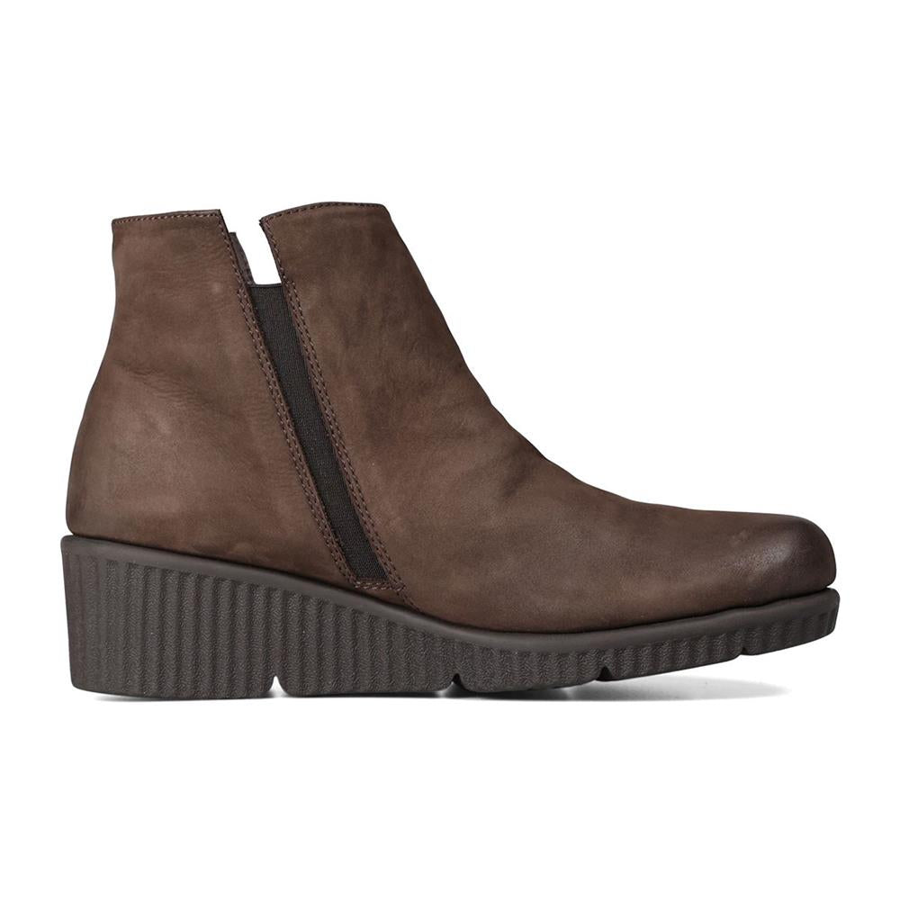 Essential Comfort Boots E Fit CLARICE - Brown Nubuck