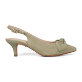 Lux Comfort Courts LEA - Spring Green Suede