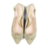 Lux Comfort Courts LEA - Spring Green Suede