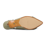 Lux Comfort Courts LEA - Spring Green Suede