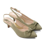 Lux Comfort Courts LEA - Spring Green Suede