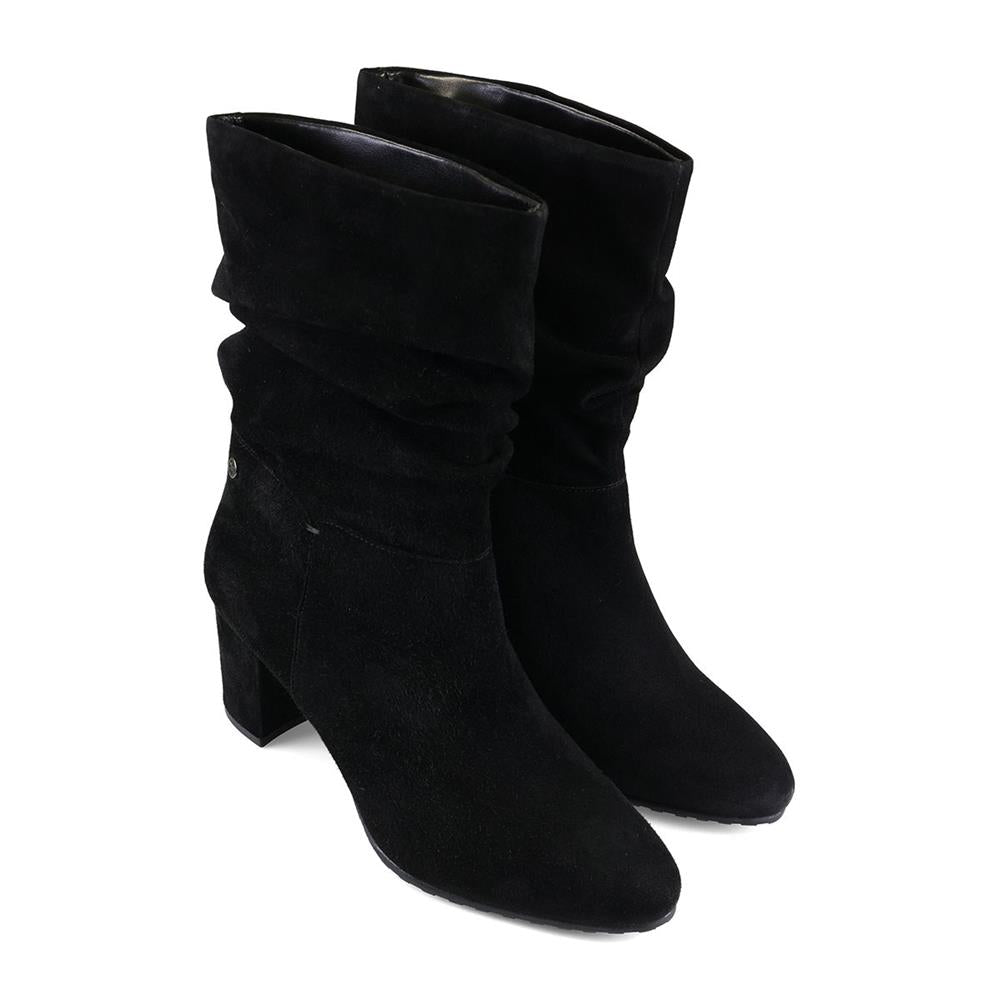 Contemporary Comfort Boots EE Fit MADDIE - Black Suede
