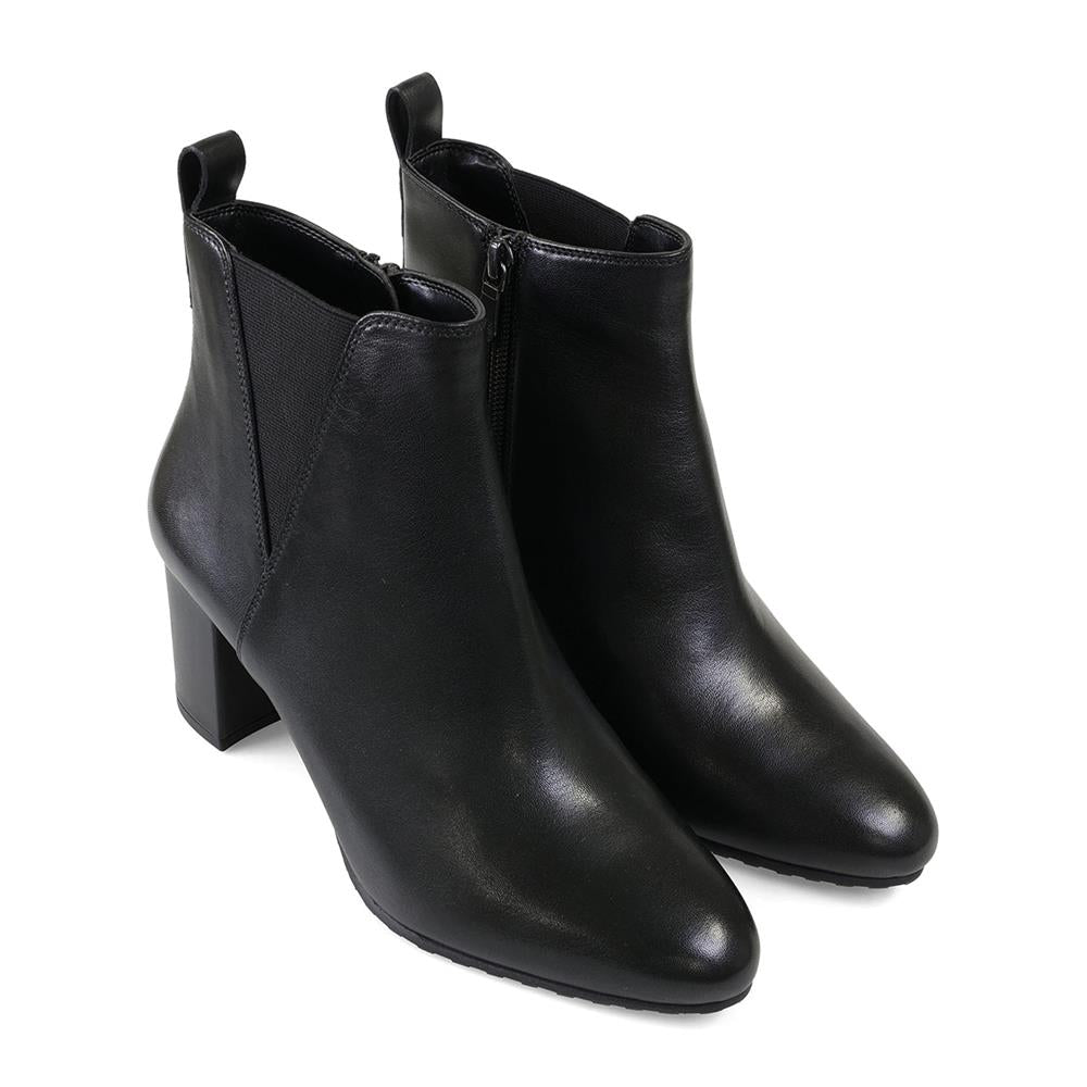 Contemporary Comfort Boots EE Fit ARABELLA - Black Leather