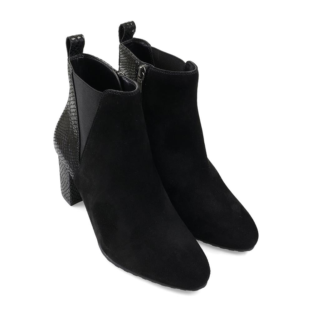 Contemporary Comfort Boots EE Fit ARABELLA - Black Combi
