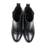 Essential Comfort Boots D Fit SAGE - Black Leather