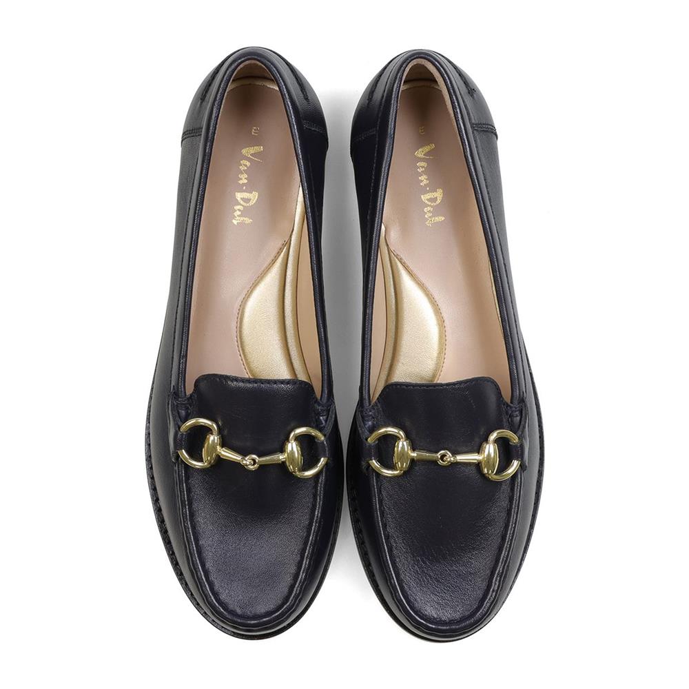 Essential Comfort Flats LUCA - Navy Leather