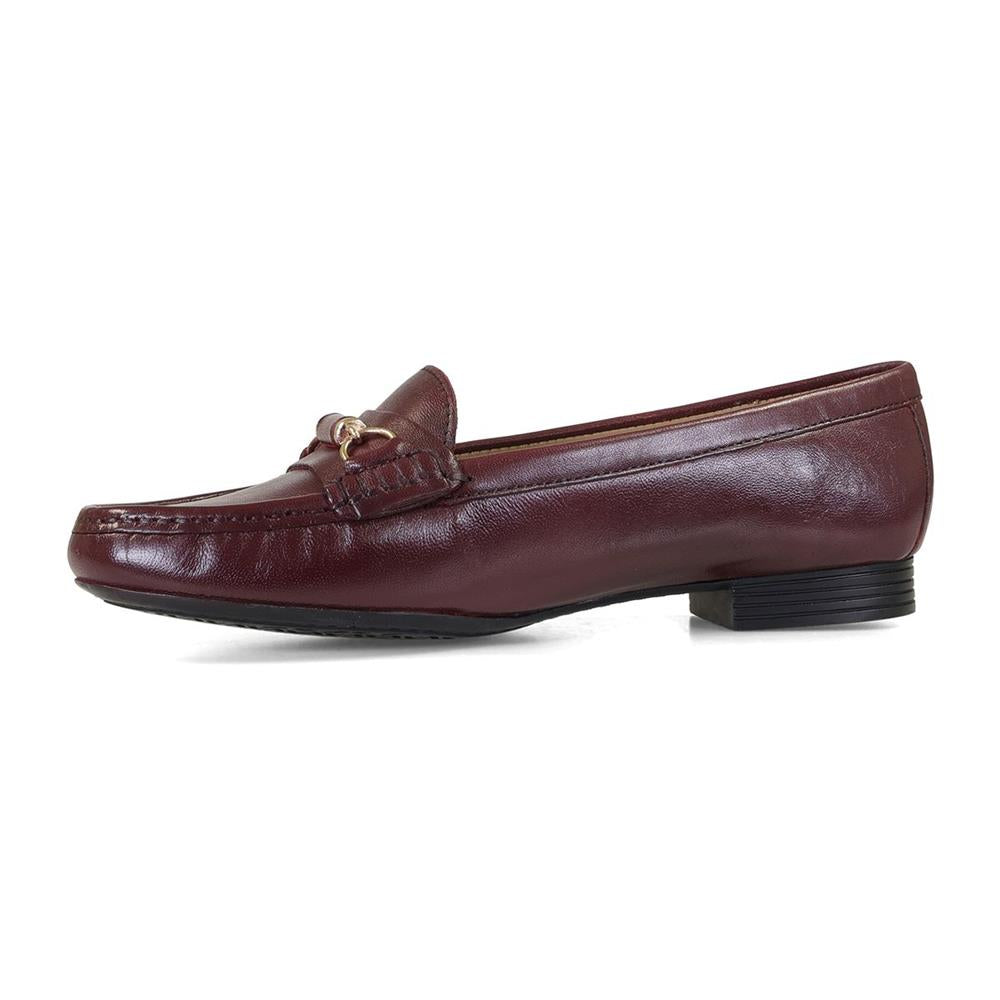 Essential Comfort Flats CAMERON - Burgundy Leather