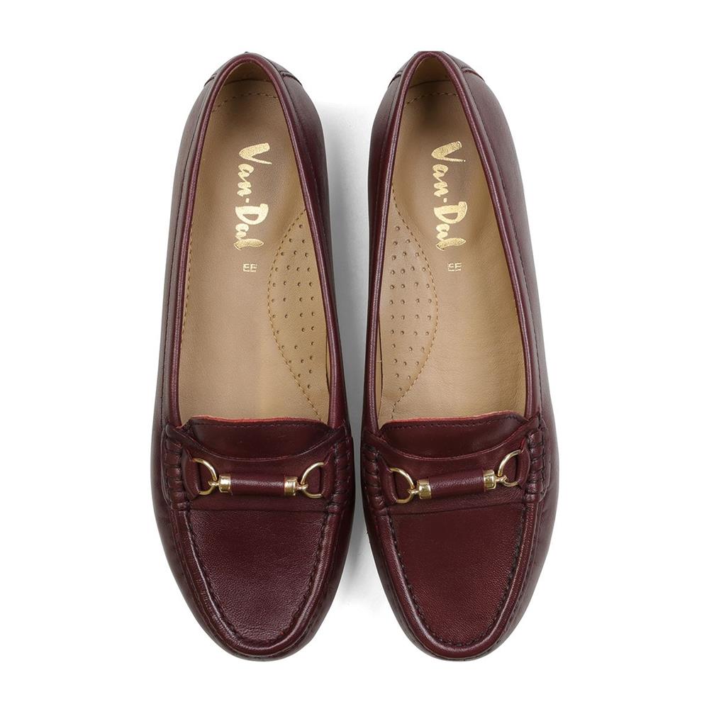 Essential Comfort Flats CAMERON - Burgundy Leather