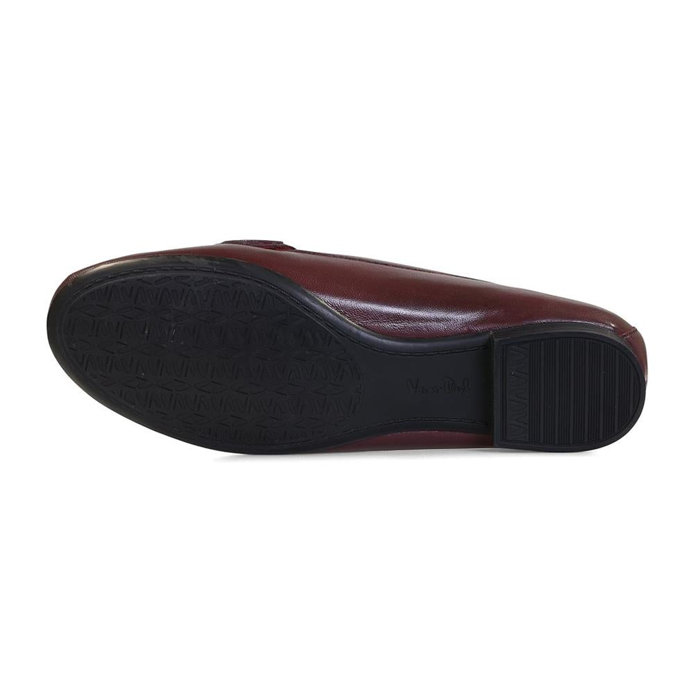 Essential Comfort Flats CAMERON - Burgundy Leather