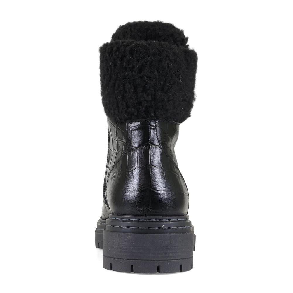 Essential Comfort Boots EE Fit ARLO - Black Croc