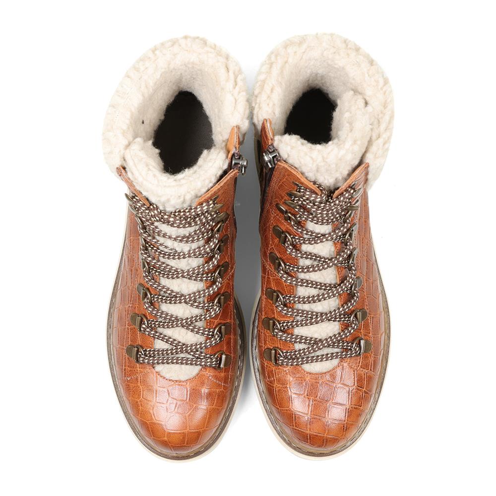 Essential Comfort Boots EE Fit ARLO - Tan Croc