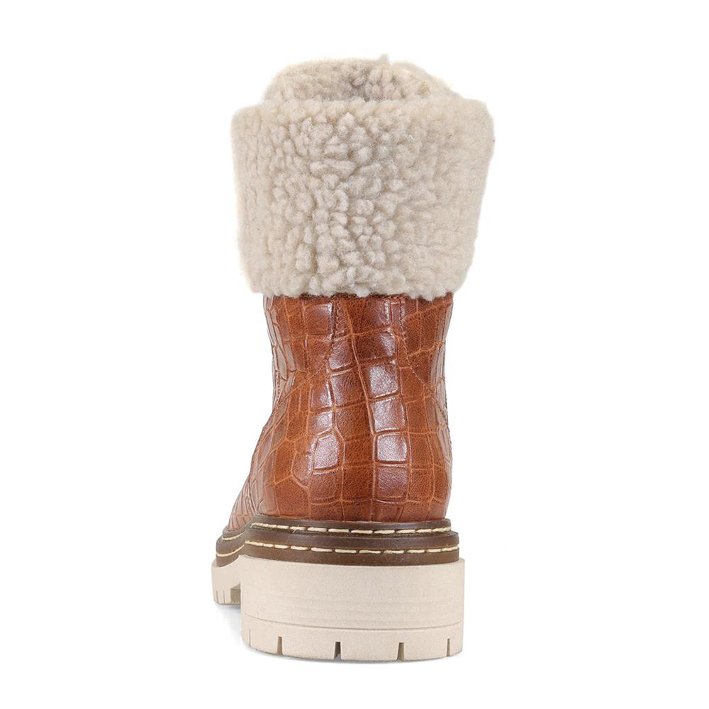 Essential Comfort Boots EE Fit ARLO - Tan Croc