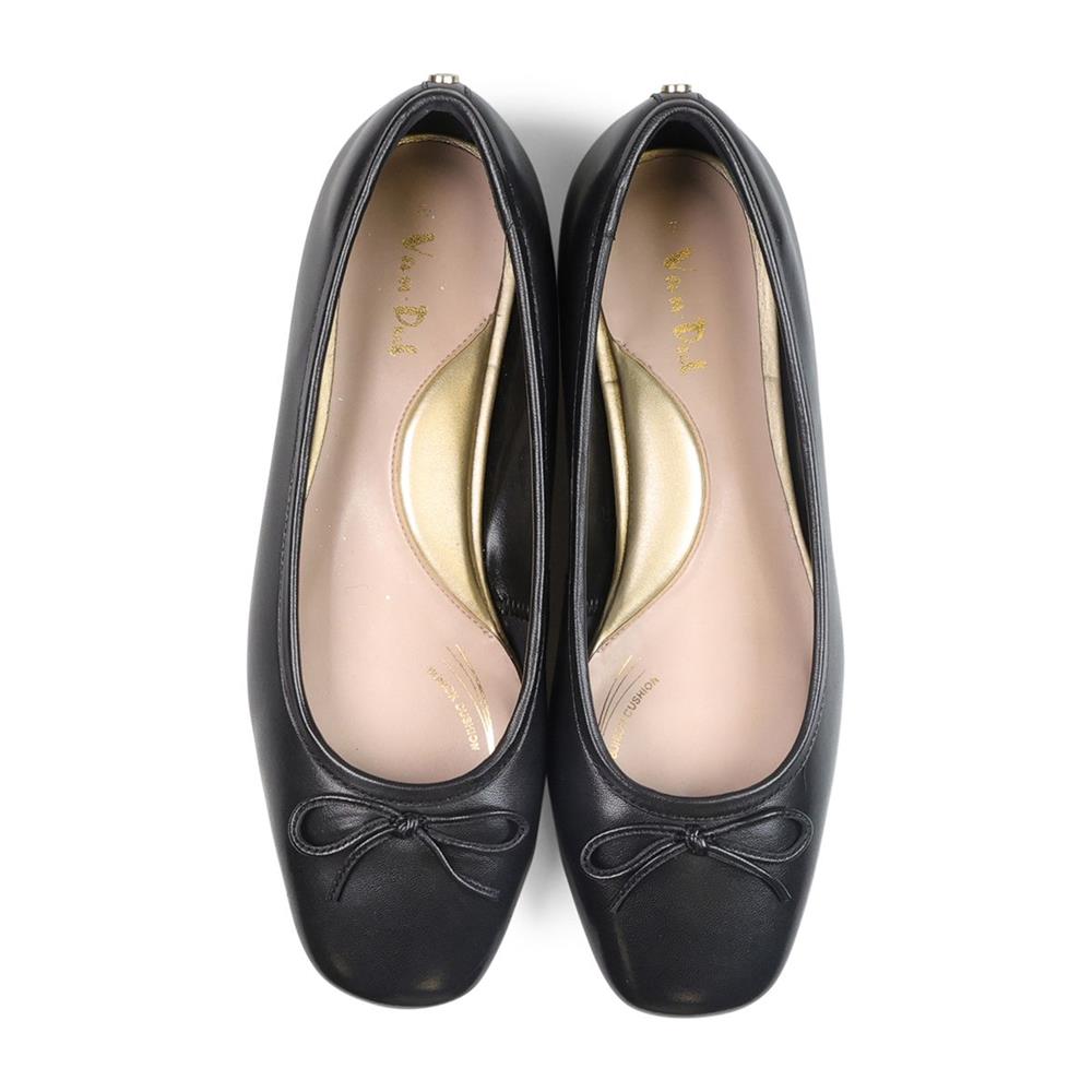 Essential Comfort Flats MILA - Black Leather