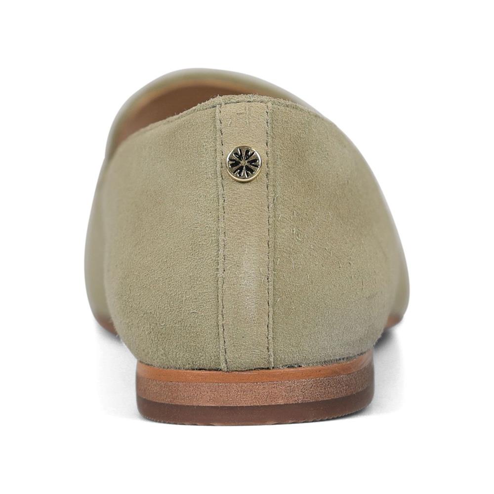 Essential Comfort Flats HALO - Spring Green Suede