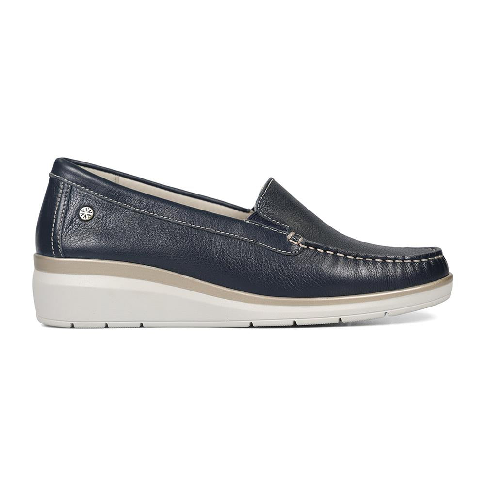 Essential Comfort Flats ARWEN - Navy Leather