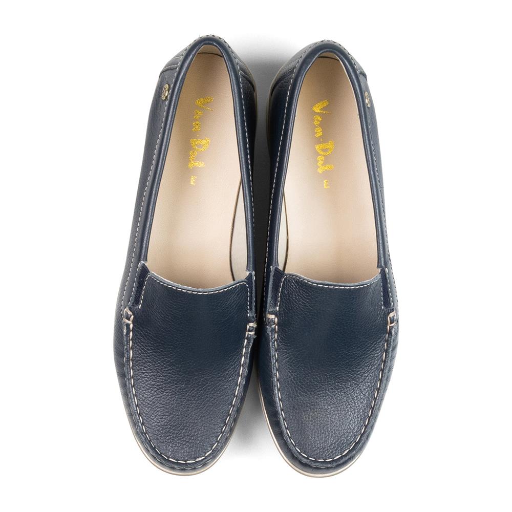 Essential Comfort Flats ARWEN - Navy Leather