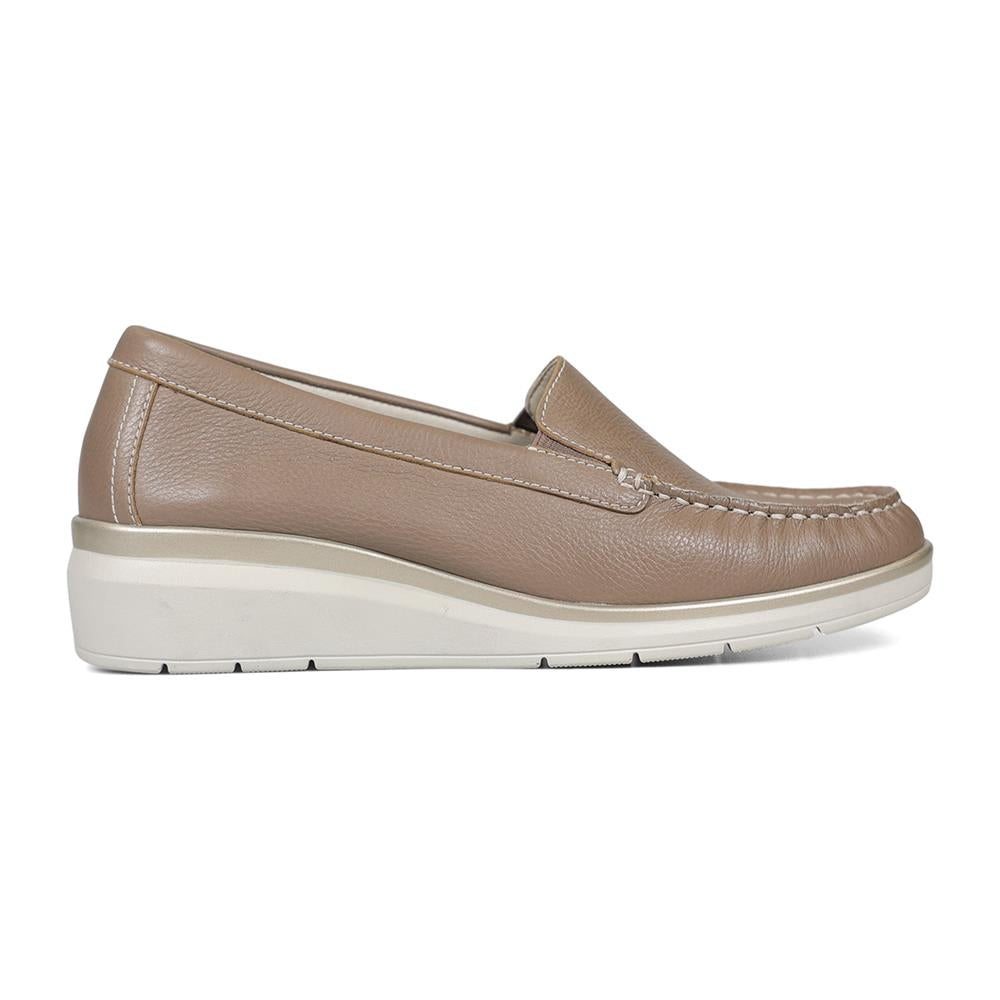 Essential Comfort Flats ARWEN - Mushroom Leather