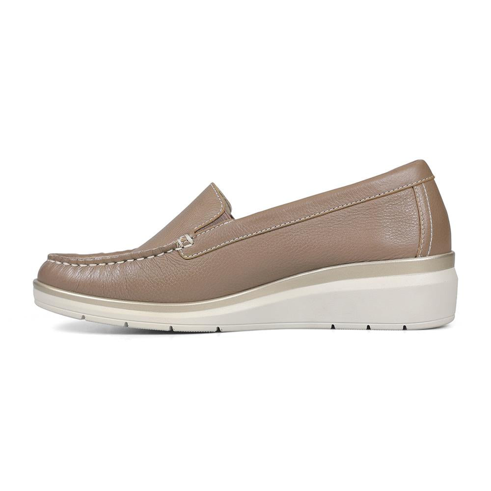Essential Comfort Flats ARWEN - Mushroom Leather