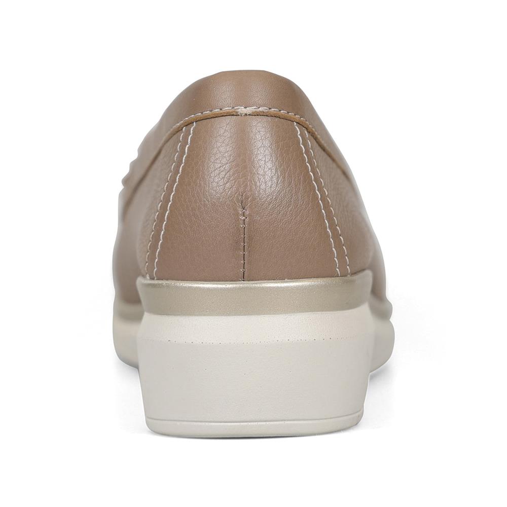 Essential Comfort Flats ARWEN - Mushroom Leather