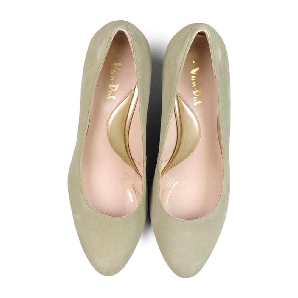 Lux Comfort Wedges ELYSE - Spring Green Suede