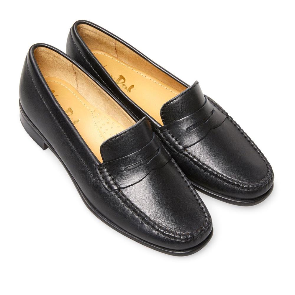 Essential Comfort Flats HAMPDEN II SM - Black Leather