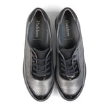 Padders Ladies Comfort 2E Fit ALFORD - Black Metallic Combi