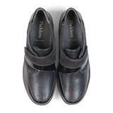 Padders Ladies Comfort 2E Fit MALTBY - Black Suede Combi