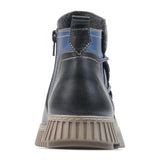 Essential Comfort Boots E Fit EMBER - Navy Multi
